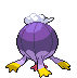 Sprite Animado Drifblim Blanco Negro