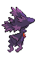 Sprite Animado Mismagius Blanco Negro