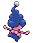 Sprite Animado Mime Jr. Blanco Negro