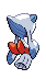 Sprite Animado Froslass Blanco Negro