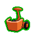 Sprite Animado Rotom Blanco Negro