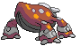 Sprite Animado Heatran Blanco Negro
