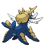 Sprite Animado Samurott Blanco Negro