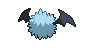 Sprite Animado Woobat Blanco Negro