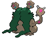 Sprite Animado Garbodor Blanco Negro