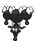 Sprite Animado Gothorita Blanco Negro