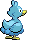 Sprite Animado Ducklett Blanco Negro
