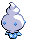Sprite Animado Vanillite Blanco Negro
