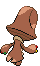 Sprite Animado Beheeyem Blanco Negro