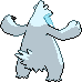 Sprite Animado Beartic Blanco Negro