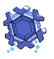 Sprite Animado Cryogonal Blanco Negro