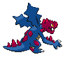 Sprite Animado Druddigon Blanco Negro