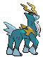 Sprite Animado Cobalion Blanco Negro