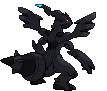 Sprite Animado Zekrom Blanco Negro