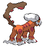 Sprite Animado Landorus Blanco Negro