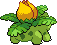 Sprite Animado Ivysaur Blanco Negro