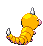 Sprite Animado Weedle Blanco Negro