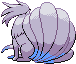 Sprite Animado Ninetales Blanco Negro