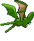 Sprite Animado Zubat Blanco Negro
