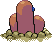Sprite Animado Dugtrio Blanco Negro