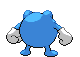 Sprite Animado Poliwhirl Blanco Negro