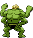 Sprite Animado Machamp Blanco Negro
