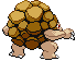 Sprite Animado Golem Blanco Negro