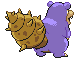 Sprite Animado Slowbro Blanco Negro