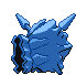 Sprite Animado Cloyster Blanco Negro