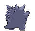 Sprite Animado Gengar Blanco Negro