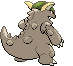 Sprite Animado Kangaskhan Blanco Negro
