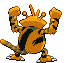 Sprite Animado Electabuzz Blanco Negro