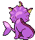 Sprite Animado Vaporeon Blanco Negro