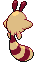 Sprite Animado Sentret Blanco Negro