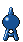Sprite Animado Unown Blanco Negro