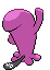 Sprite Animado Wobbuffet Blanco Negro