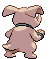Sprite Animado Granbull Blanco Negro