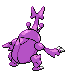 Sprite Animado Heracross Blanco Negro
