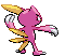 Sprite Animado Sneasel Blanco Negro