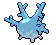 Sprite Animado Corsola Blanco Negro