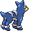 Sprite Animado Houndour Blanco Negro