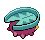 Sprite Animado Lotad Blanco Negro