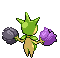 Sprite Animado Roselia Blanco Negro