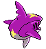 Sprite Animado Sharpedo Blanco Negro
