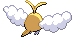 Sprite Animado Swablu Blanco Negro