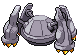 Sprite Animado Metagross Blanco Negro