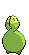 Sprite Animado Budew Blanco Negro
