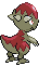 Sprite Animado Cranidos Blanco Negro