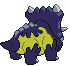 Sprite Animado Bastiodon Blanco Negro
