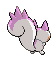 Sprite Animado Pachirisu Blanco Negro